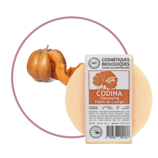 Shampoing solide huilde de courge - Cheveux secs